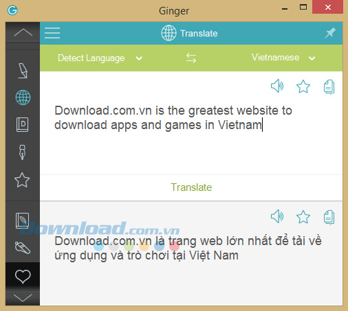 Private: Download  Ginger  3.7.157 Phần mềm hỗ trợ học tiếng Anh